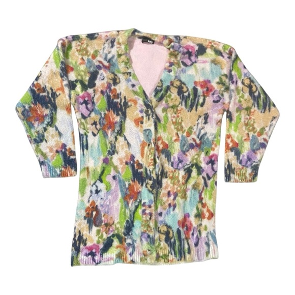 Stine Goya Vega Cardigan Abstract Sz S Floral - Picture 3 of 6